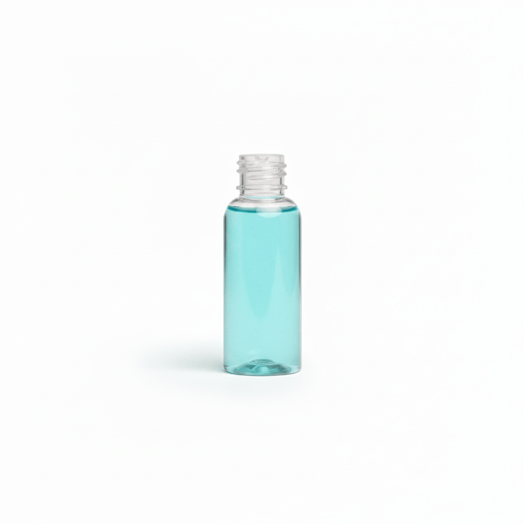 30ml Clear Plastic Bottle (PET) DIN18mm Neck
