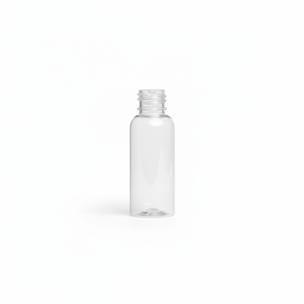 30ml Clear Plastic Bottle (PET) DIN18mm Neck