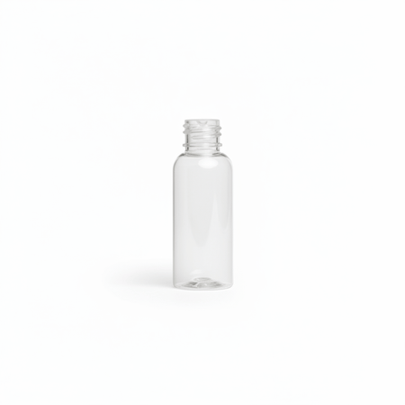 30ml Clear Plastic Bottle (PET) DIN18mm Neck