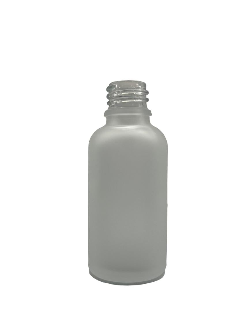 30ml Frosted Clear Glass Dropper Bottle
