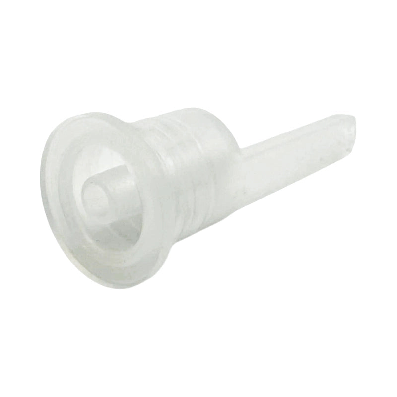 30ml Frosted Clear Glass Dropper Bottle with 1.0mm Dripper Insert and Tamper Evident Black Cap (Type III)