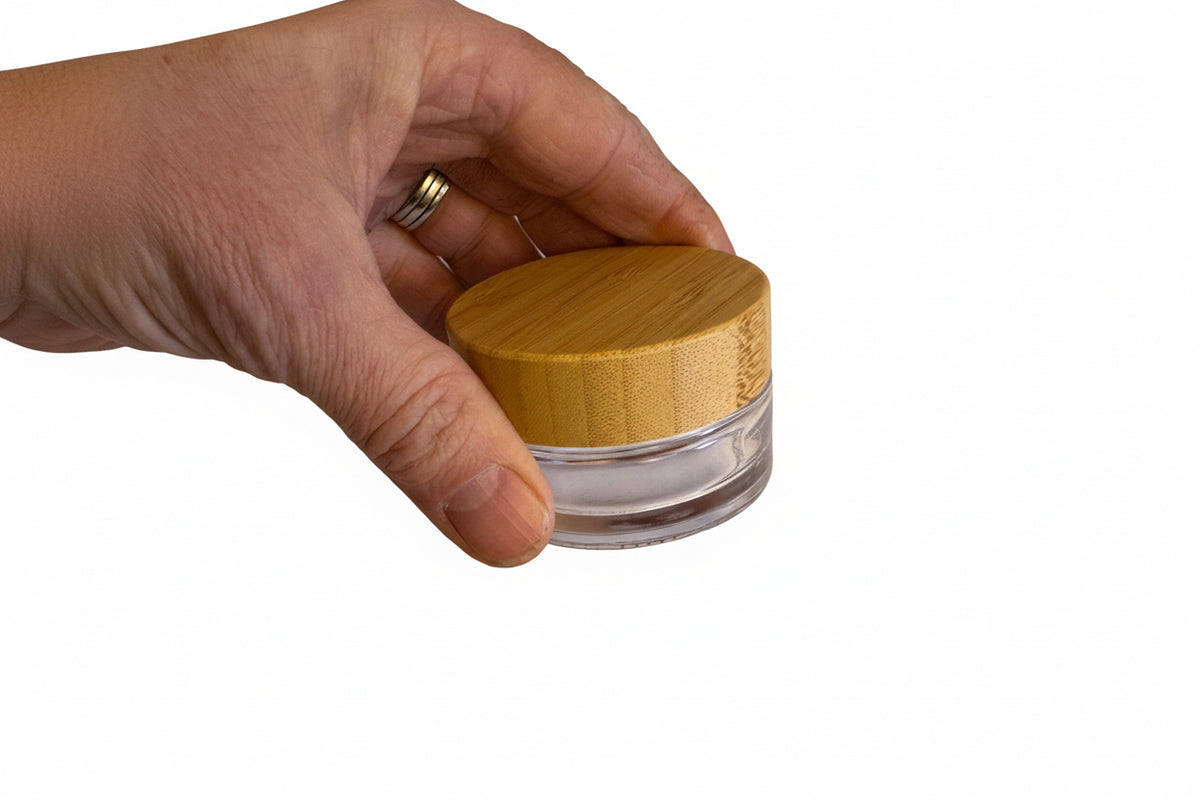30ml Glass Jar with Bamboo Lid