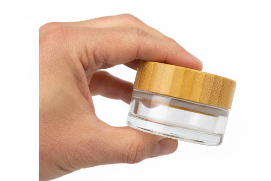 30ml Glass Jar with Bamboo Lid