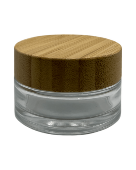 30ml Glass Jar with Bamboo Lid