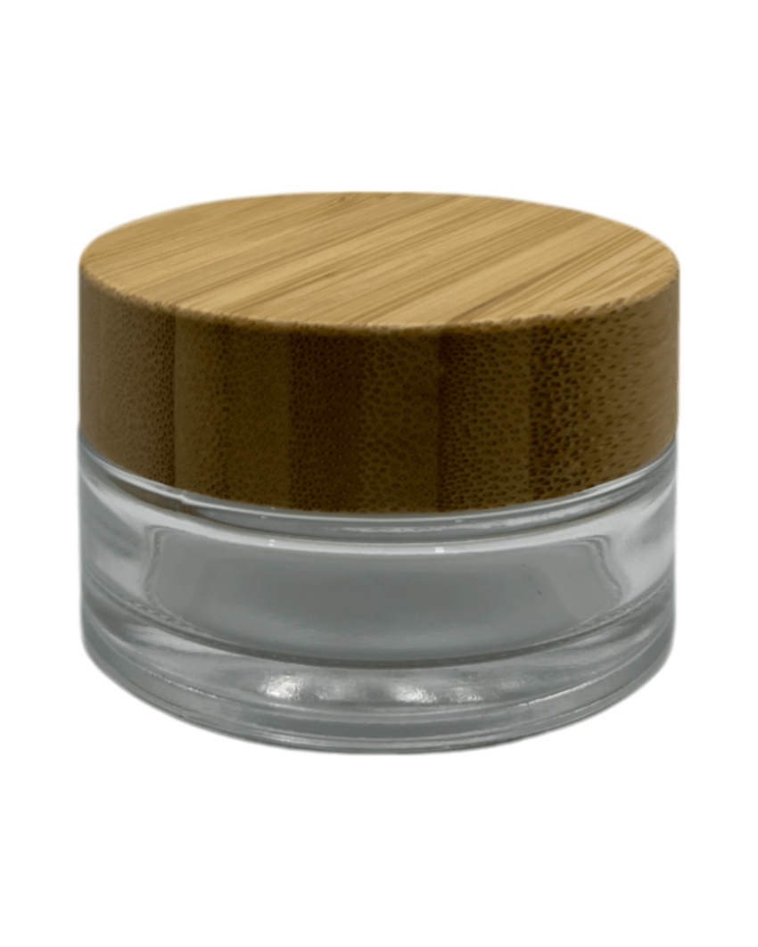 30ml Glass Jar with Bamboo Lid