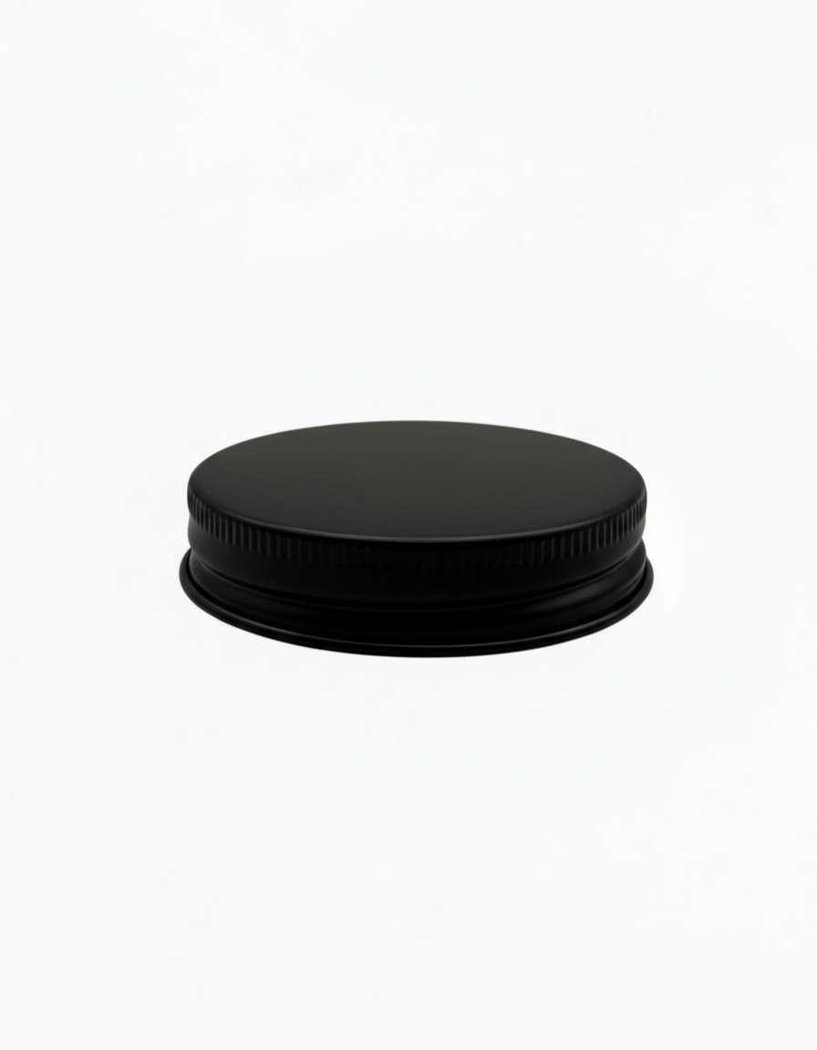 500ml Aluminium Matte Black Cap