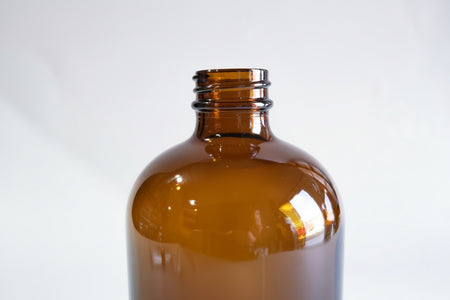 500ml Amber Boston Bottle with Black Trigger Spray Nozzle