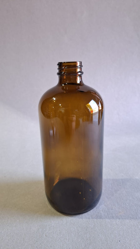 500ml Amber Boston Glass Bottle