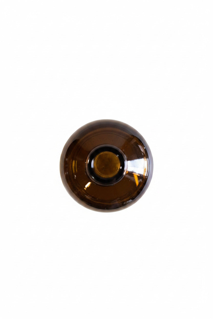 500ml Amber Boston Glass Bottle