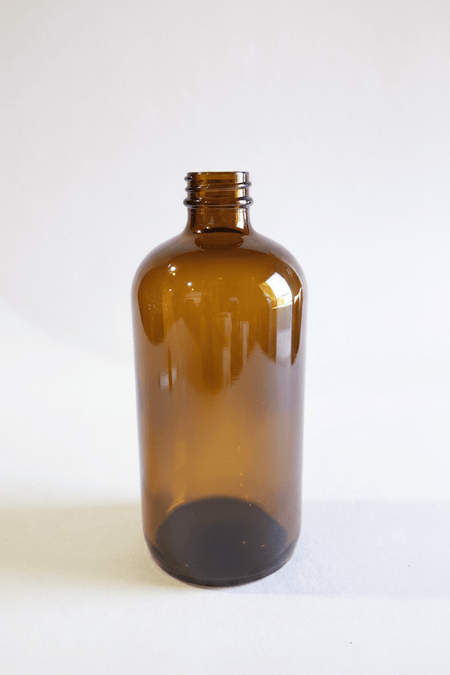 500ml Amber Boston Glass Bottle