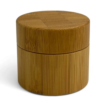50ml Natural Bamboo Skincare Pot with Screw Lid - Eco Friendly