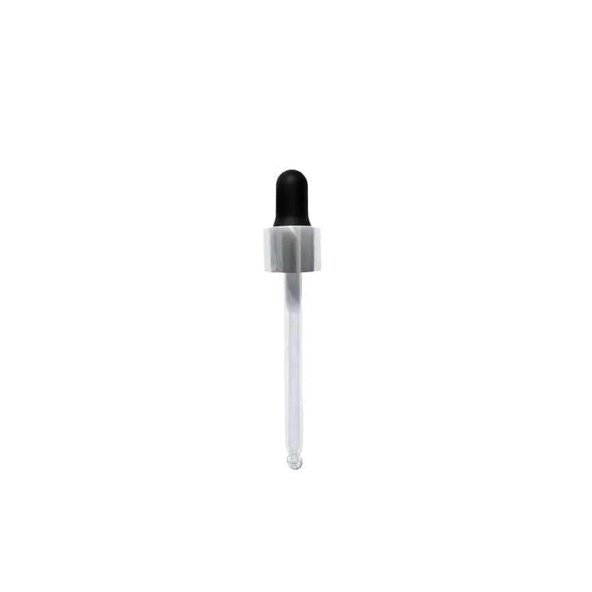 50ml Black & Silver Ball End Dropper Pipette