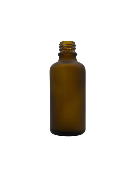 50ml Frosted Amber Glass Dropper Bottle