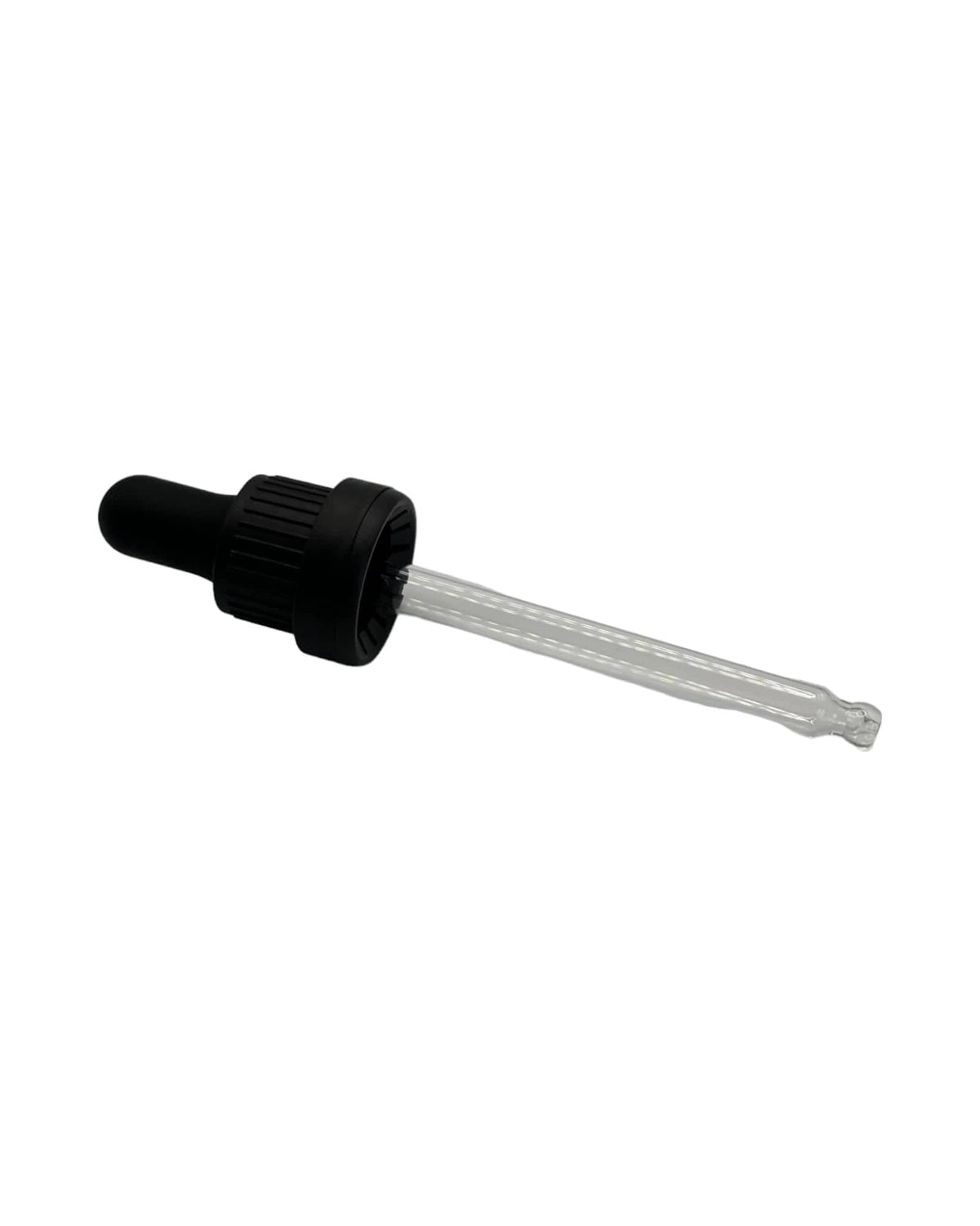 50ml Frosted Amber Glass Dropper Bottle with Black Tamper Evident Dropper (Type III)