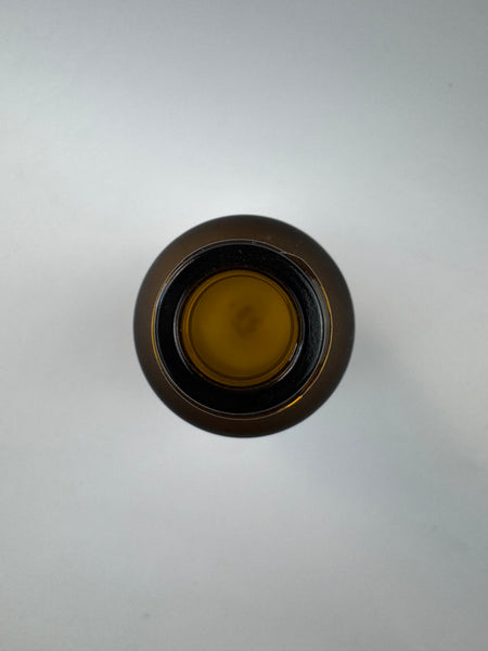 50ml Frosted Amber Glass Dropper Bottle with Stainless Steel Roller Ball with Plastic Black Cap