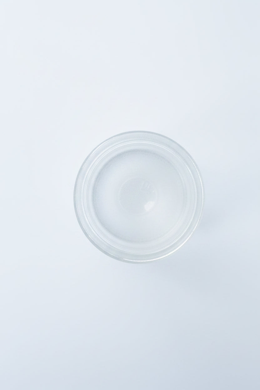 50ml Frosted clear jar, for creams, waxes, natural beauty brands and candles