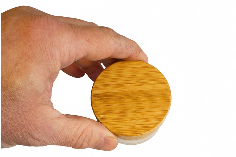 50ml Glass Jar with Bamboo Lid