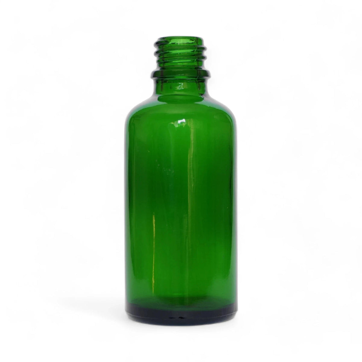 50ml Green Glass Dropper Bottle with Black Aluminium Cap