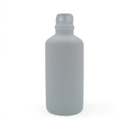 50ml Matte White Glass Dropper Bottle with White & Silver Dropper