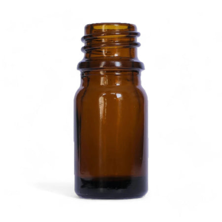 5ml Amber Glass Dropper Bottle with Black Bamboo Dropper