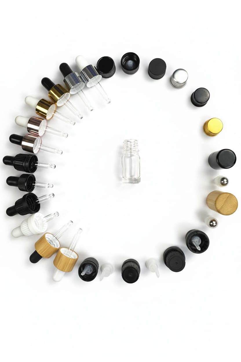 5ml Clear Glass Dropper Bottle