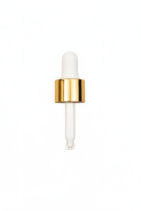 5ml White & Gold Ball End Dropper Pipette DIN18