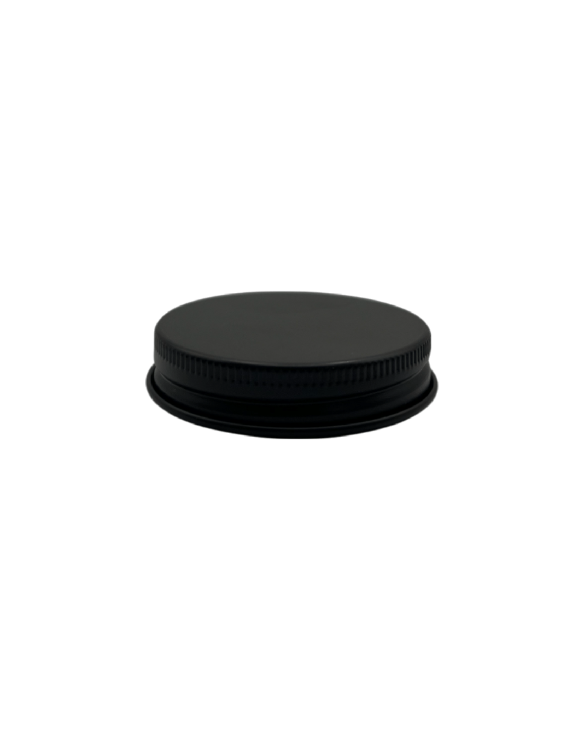 30ml Clear Glass Jar With Matte Black Aluminium Lid - Pack of 15