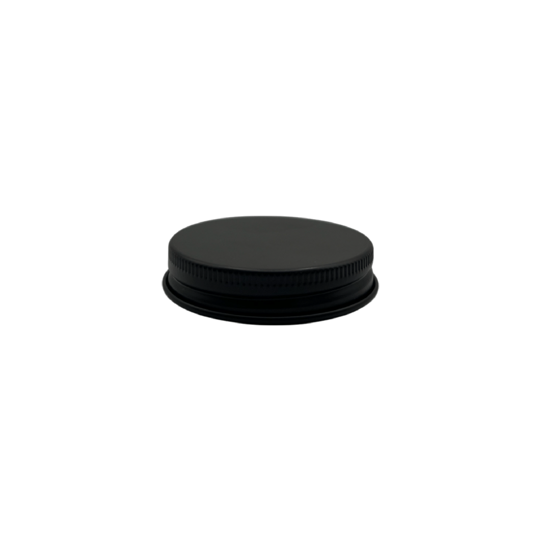30ml Clear Glass Jar With Matte Black Aluminium Lid - Pack of 15