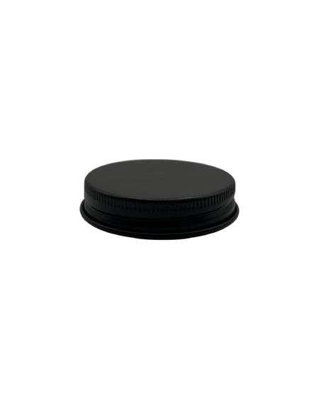 30ml Clear Glass Jar With Matte Black Aluminium Lid - Pack of 15