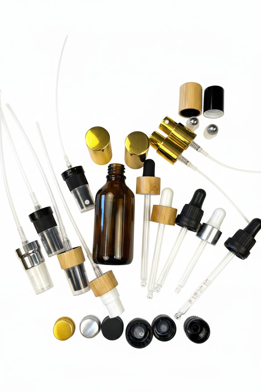 60ml Amber glass dropper bottle