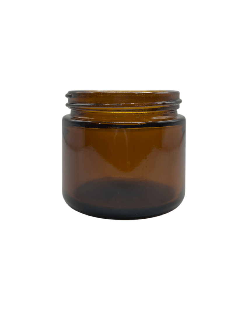 60ml Amber Glass Jar With Gold Aluminium Lid