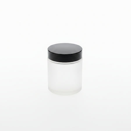 60ml Frosted Clear Glass Jar, For Creams, butters, and natural beauty brands