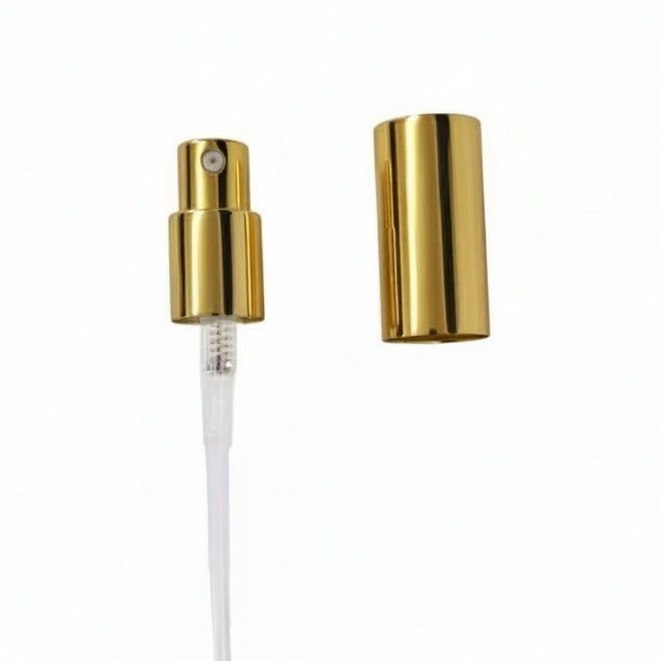 Gold Lotion Pump with Gold Over Cap