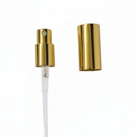 Gold Lotion Pump with Gold Over Cap