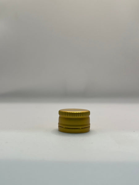 Aluminium Cap Gold Din 18mm