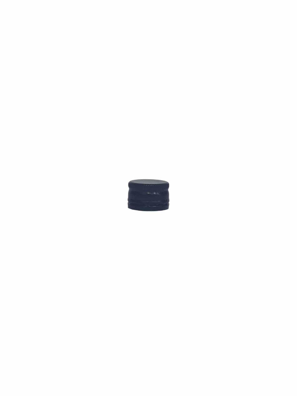 Aluminium Cap Tamper Evident Black Din 18mm