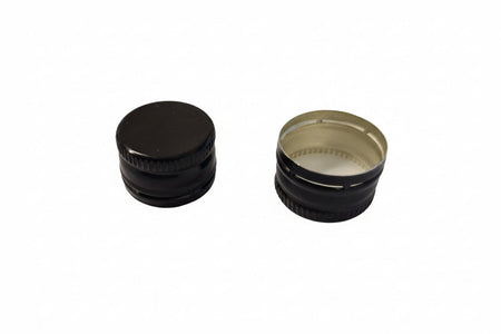 10ml Clear Glass Dropper Bottle with Black Tamper Evident DIN18 Cap