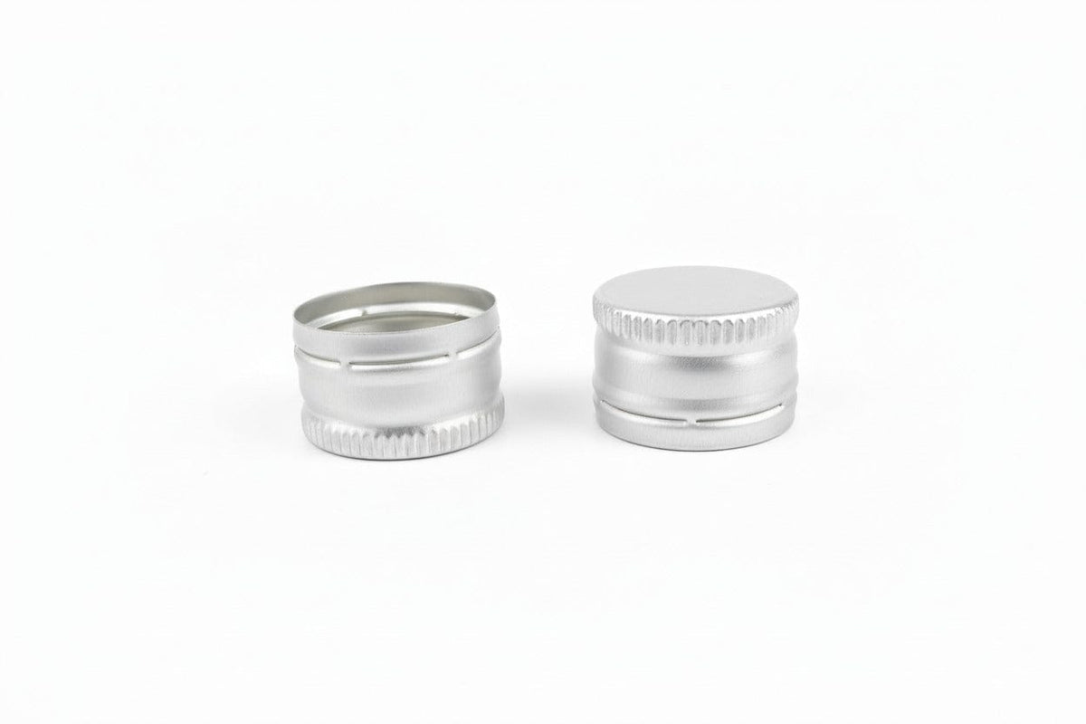 10ml Clear Glass Dropper Bottle with Silver Tamper Evident DIN18 Cap