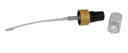 Bamboo cap & Black Atomiser din18