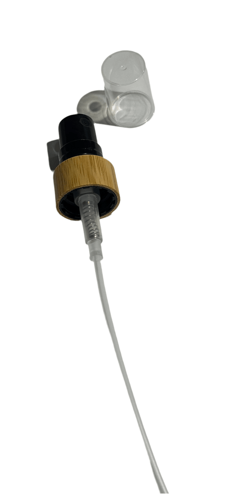 Bamboo cap & Black Atomiser din18