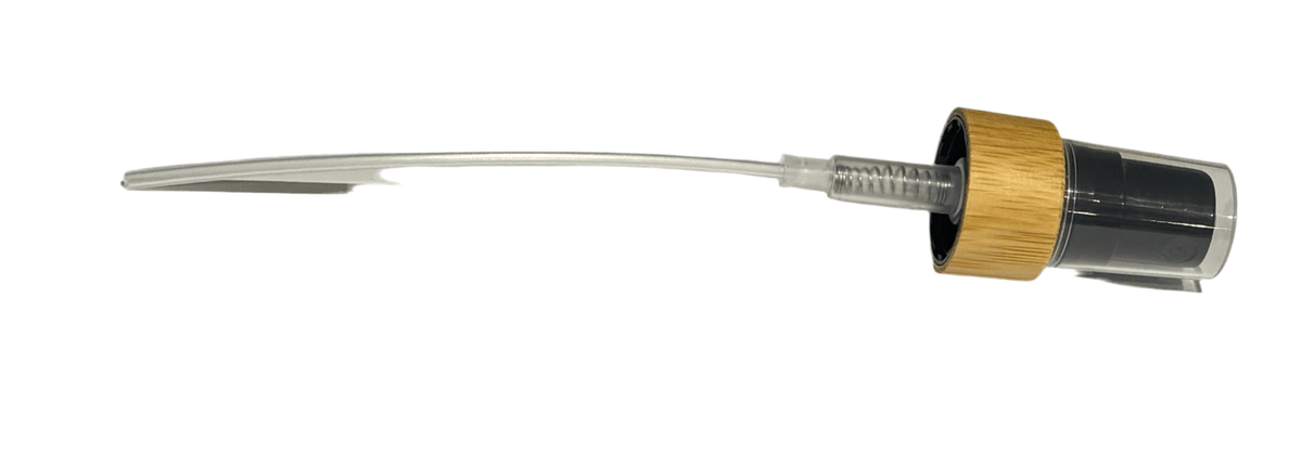 Bamboo cap & Black Atomiser din18