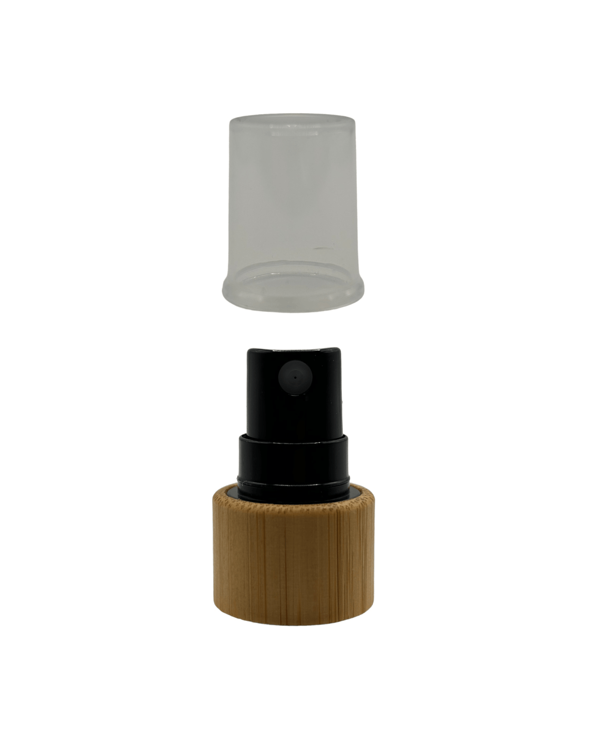 Bamboo cap & Black Atomiser din18