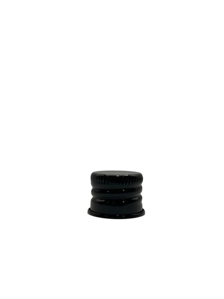 50ml Frosted Clear Glass Dropper Bottle with Black DIN18 Cap - Pack of 12