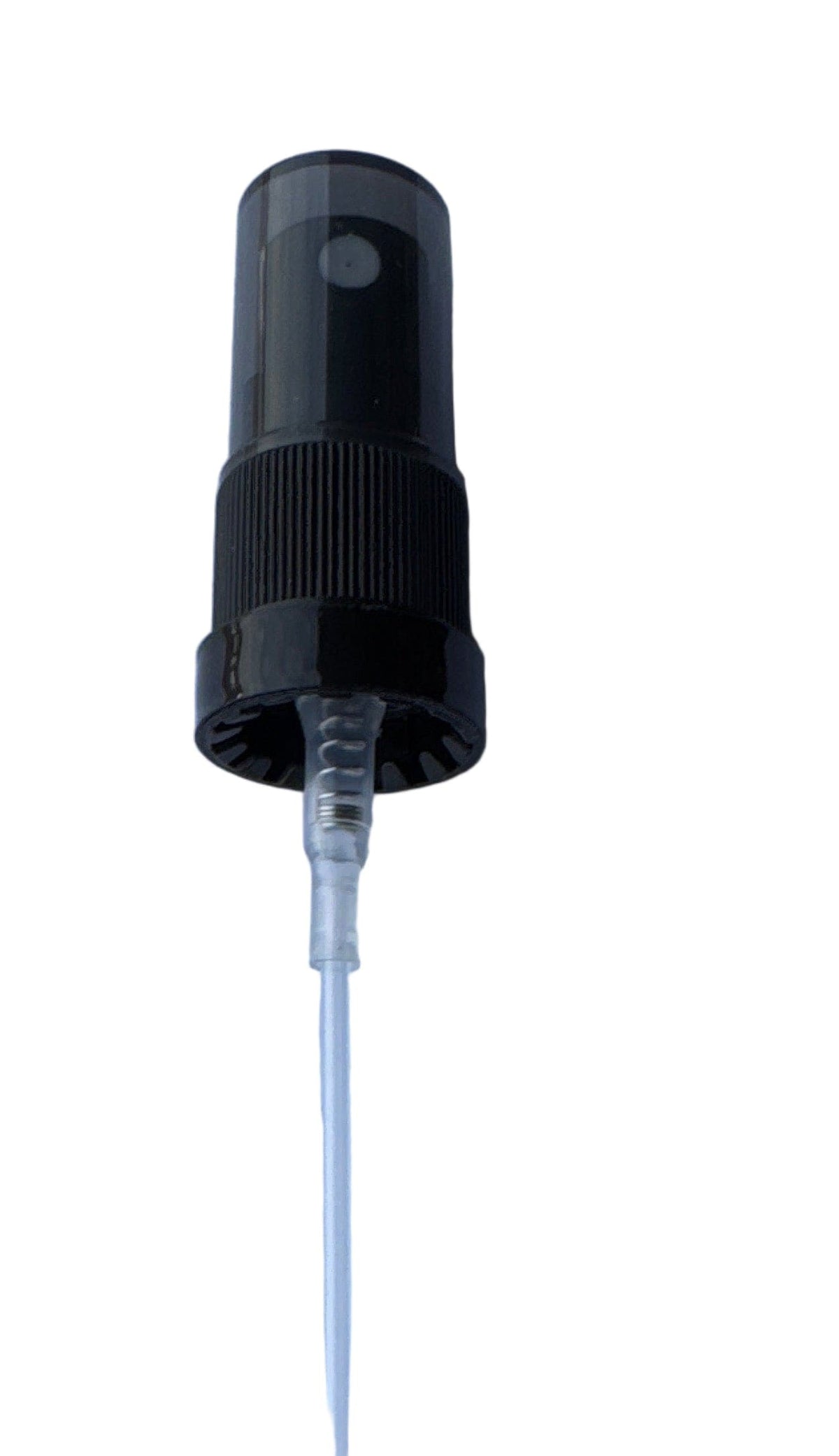 Black Atomiser tamper evident with dark tinted cover cap.