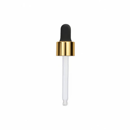 Black & Gold Ball End Dropper Pipette DIN18