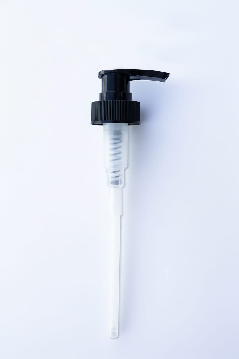 Black Lotion Pump Dispenser 28mm with Twist Lock Mechanism (28/400)