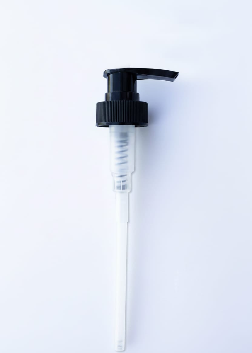 Black Lotion Pump Dispenser 28mm with Twist Lock Mechanism (28/400)