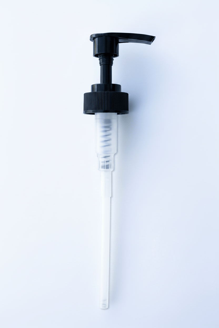 Black Lotion Pump Dispenser 28mm with Twist Lock Mechanism (28/400)