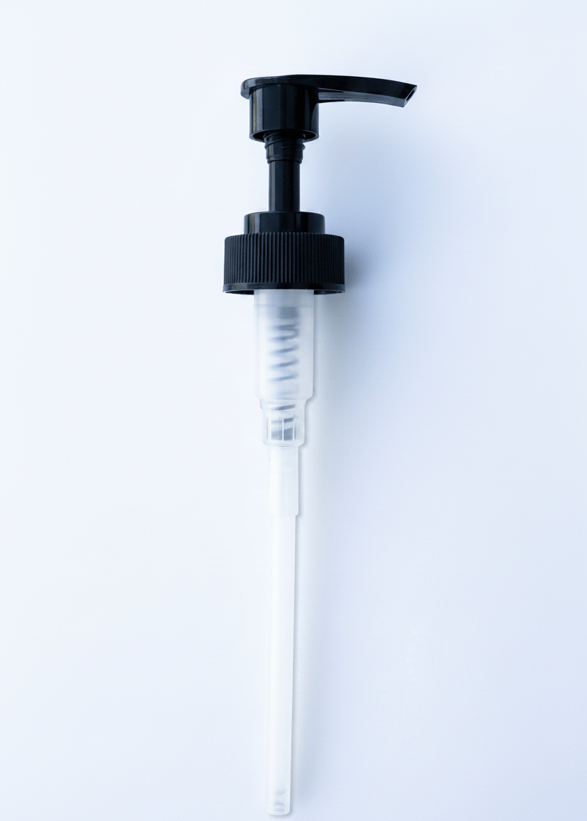 Black Lotion Pump Dispenser 28mm with Twist Lock Mechanism (28/400)