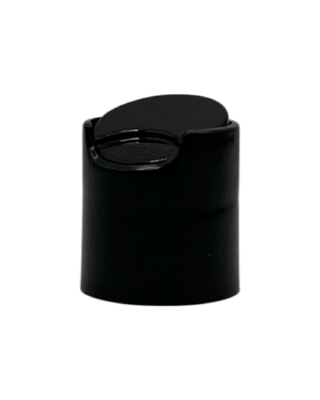 Black Push Cap for Plastic Bottle (PET)